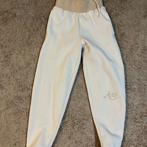 adidas  Beige Joggers - Picture 1 of 4